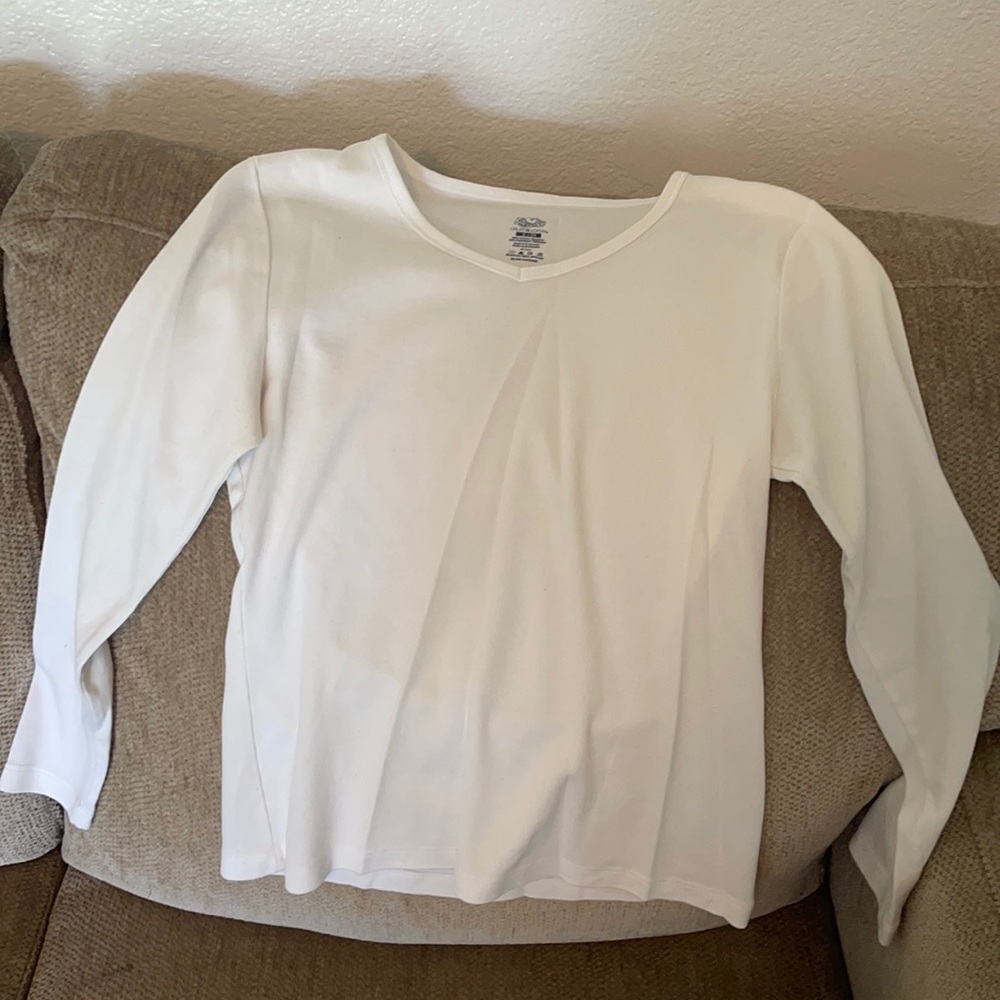 Small white long sleeve